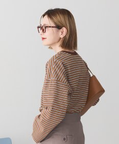 AMERICAN HOLIC カラーボーダークロップド丈プルオーバー