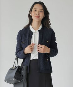 J.PRESS LADIES S TWEED ニット ジャケット