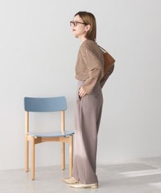 AMERICAN HOLIC カラーボーダークロップド丈プルオーバー