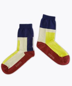 nitorito 【UNISEX】米沢オリジナル柄 block 靴下