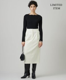 ICB 【WEB限定】 エクストラファインメリノ ボートネックプルオーバー