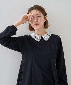 YECCA VECCA 2wayレース襟ブラウス