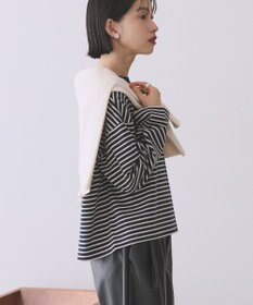 AMERICAN HOLIC カラーボーダークロップド丈プルオーバー