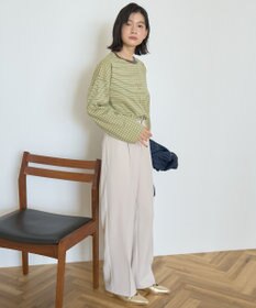 AMERICAN HOLIC カラーボーダークロップド丈プルオーバー