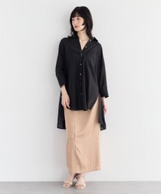 YECCA VECCA シャイニーツイルナロースカート
