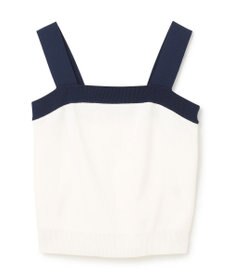 GRACE CONTINENTAL 配色ニットキャミ
