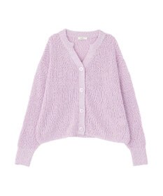 earth music&ecology 【予約】ぽんぽんスキッパーカーディガン