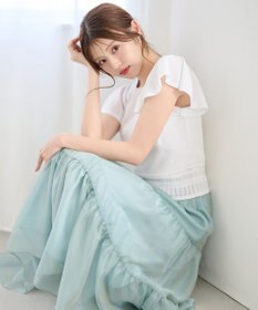 TOCCA 【鈴木ゆうかさん着用】CRYSTAL SHEER スカート