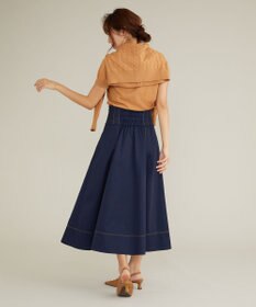 Feroux 【古畑星夏さん着用・アンサンブル】ロゴ刺繍入りケーブルアンサンブル ニット