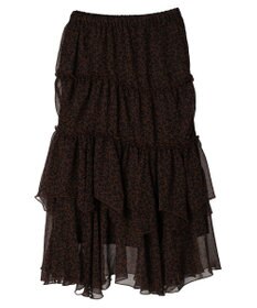 AMERICAN HOLIC 丈違いティアードフリルギャザースカート