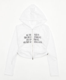 WEGO グラフィックシアーリブパーカー