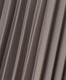 組曲 レザーライクサテン プリーツスカート