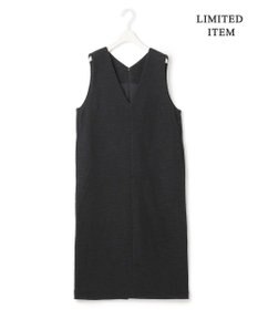 ICB L 【WEB限定・洗える】 ツイードインレイ ジャンパースカート ワンピース