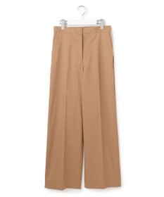 ICB 【洗える】T/Wブロード ワイドストレートパンツ