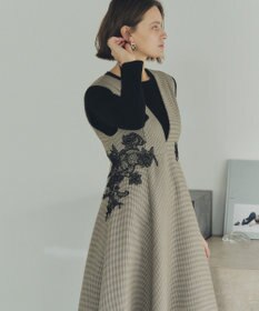 YECCA VECCA フラワーレースジャンスカ