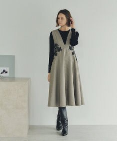 YECCA VECCA フラワーレースジャンスカ