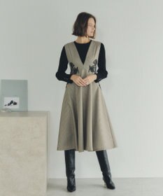 YECCA VECCA フラワーレースジャンスカ