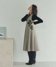 YECCA VECCA フラワーレースジャンスカ