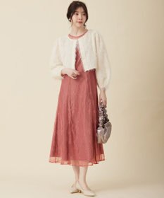 ANY SIS 【洗える】カットジャカード 羽織