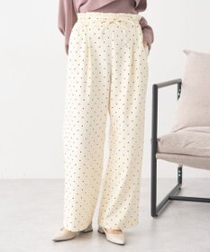 earth music&ecology リラックスドットパンツ