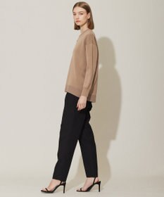 ICB L 【洗える】 コットンポリエステルスムース ニットプルオーバー