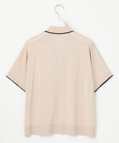 J.PRESS LADIES L 【洗える】ドライコットン ポロ ニット