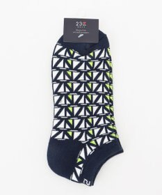 23区GOLF 【MEN】モチーフ柄 アンクルソックス