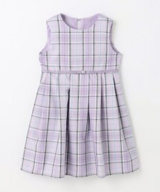 ANY KIDS チェック柄ジャンパースカート