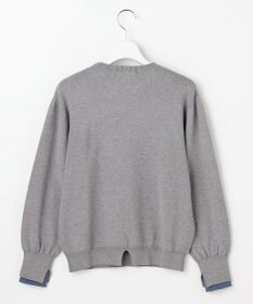 Feroux 【猫カフェMOCHAコラボ】しらたまくん刺繍 ニット