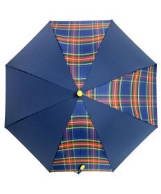 +RING レディース向け プラスリング 晴雨兼用（長ショート） NVY-CHK T1246