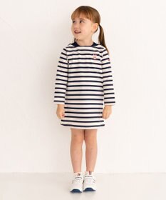 MIKI HOUSE HOT BISCUITS 【80-120cm】ボーダーワンピース