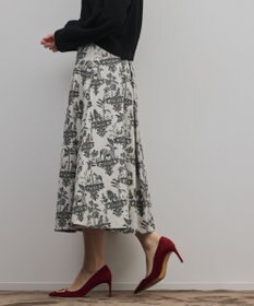 GRACE CONTINENTAL アニマルジャガードスカート