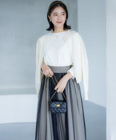 組曲 【洗える・6色展開】Elenaベーシックニット カーディガン