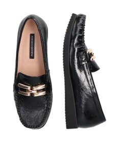 Bridget Birkin 【PARADIS COULEUR】メタルビットレザーモカシン