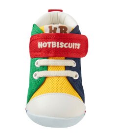MIKI HOUSE HOT BISCUITS 【11.5-13.5cm】 顔ドン メッシュ素材 ファースト ベビーシューズ