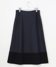 自由区 S モールブロッキングニット スカート