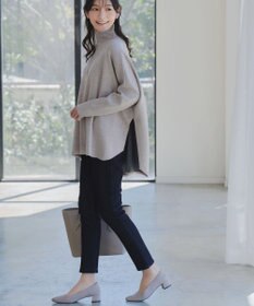 Tiaclasse 【裏起毛・洗える】マシュマロタッチデニムパンツ