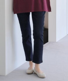 Tiaclasse 【裏起毛・洗える】マシュマロタッチデニムパンツ