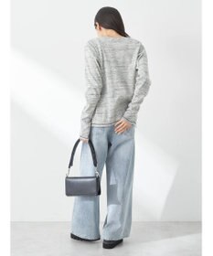 earth music&ecology メランジリブカーディガン（ｇｒａｙ）