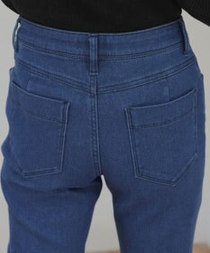 Tiaclasse 【裏起毛・洗える】マシュマロタッチデニムパンツ
