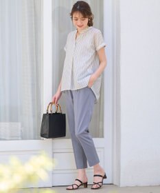 ANY SIS 【UVケア・接触冷感・撥水】クールタッチミラクルガード テーパード パンツ