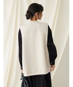 CRAFT STANDARD BOUTIQUE キルティングボア切替ベスト