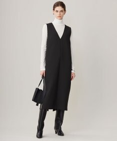 ICB 【洗える】 パウダリーチュール ハイネックトップス