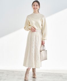 ANY SIS L 【洗える】着映えカラーニット