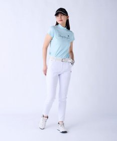 FILA GOLF／marie claire 【FILA GOLF】 ウェストロゴジャガードゴムツイルロングパンツ