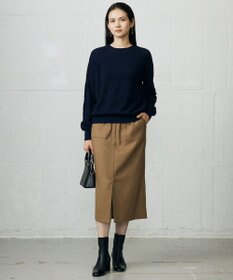 自由区 L シルクネップツイード スカート