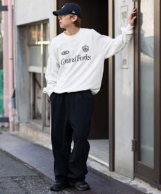 WEGO 【ユニセックス着用ITEM/ウエストゴム】スウィッチングスウェットパンツ