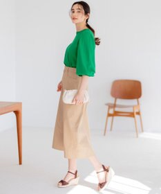 組曲 【アンサンブル対応】ハイゲージ 袖ギャザーニット