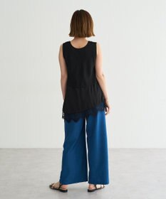 YECCA VECCA 2wayアシメデザインノースリーブブラウス