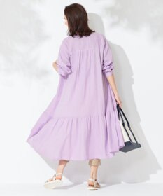 ANY 【洗える】ライトリネンクロス ワンピース